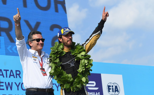 Alejandro Agag con Vergne en el GP de New York - Fuente: Getty Images North America