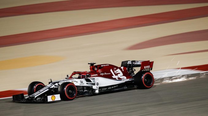 Kimi durante el GP de Bahrein