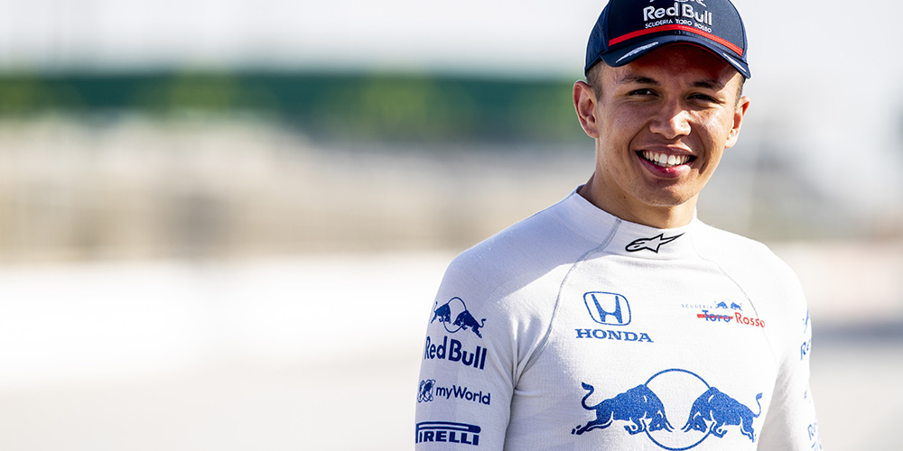 Alex Albon en el pasado GP de Bahrein. (Fuente: Toro Rosso)