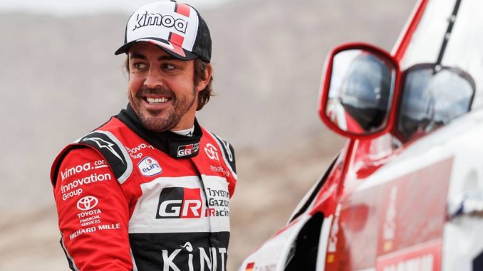 Alonso en el Dakar