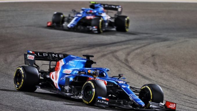 Alpine F1 en Bahréin
