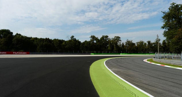 Vista de la curva Parabólica en Monza (Foto: @Pasiontuerca)