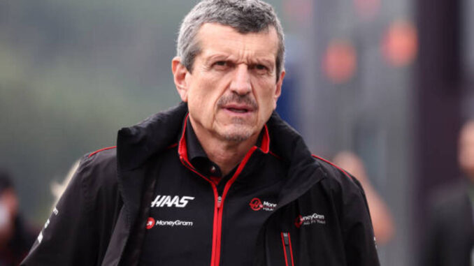 Gunther Steiner en el Gran Premio de Bélgica