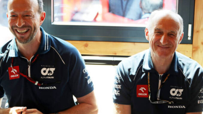 Franz Tost y Peter Bayer en el Gran Premio de Austria 2023