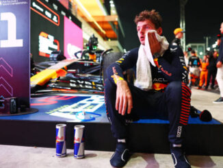 Verstappen acalorado tras la carrera del Gran Premio de Qatar
