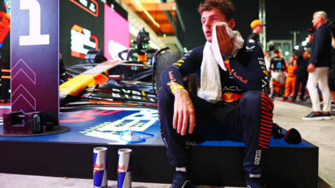 Verstappen acalorado tras la carrera del Gran Premio de Qatar