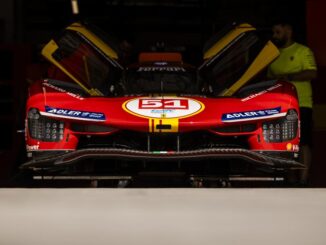 El 499P de Ferrari en Catar, listo para empezar la temporada 2024 | Fuente: FIA WEC