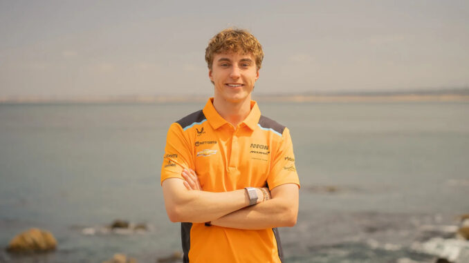 David Malukas, con los colores de Arrow McLaren