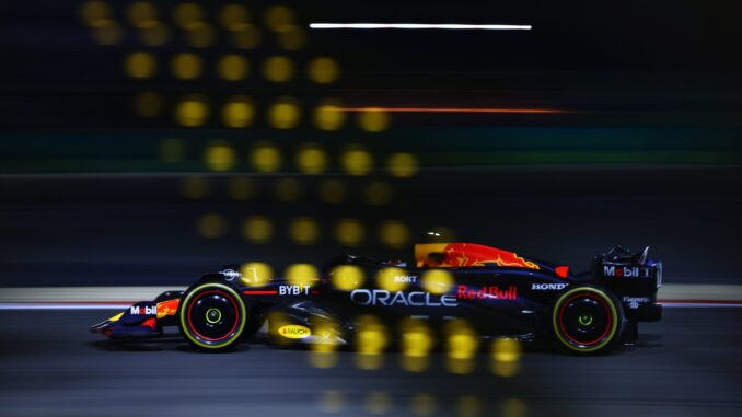 Max Verstappen en el primer día de pretemporada | Fuente: Red Bull Racing