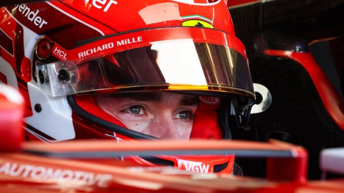 Charles Leclerc en Baréin a bordo del SF-24 | Fuente: Scuderia Ferrari