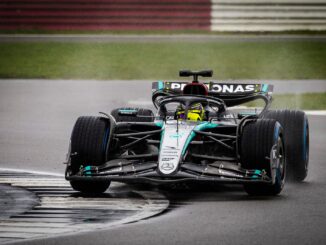 Lewis Hamilton en Silverstone con el W15 | Fuente: Mercedes AMG Petronas.