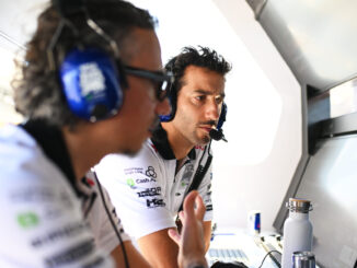 Daniel Ricciardo durante la primera jornada de pretemporada en Baréin | Fuente: redbullcontentpool.com