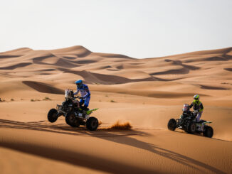 Andújar y Giroud durante la segunda etapa del Dakar 2024 | Fuente: ASO