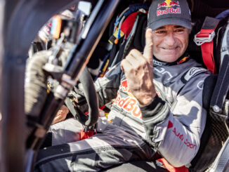 Carlos Sainz celebrando su victoria en el Dakar 2024 | Fuente: ASO