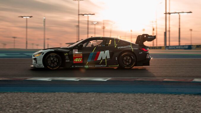 El #46 Team WRT de Valentino Rossi en Catar | Fuente: @BMWMotorsport