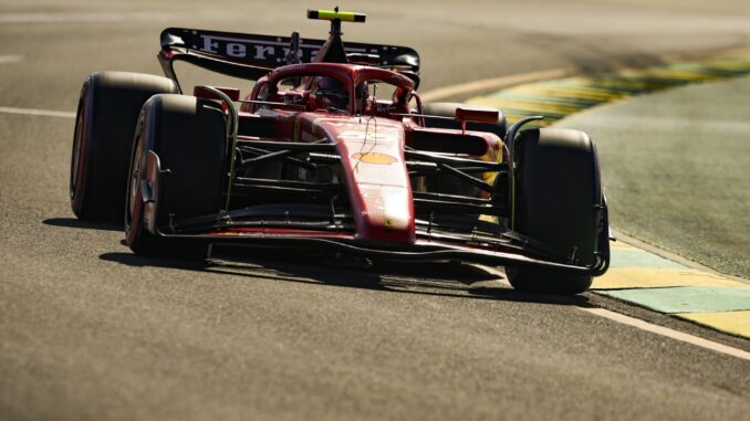 Carlos Sainz durante la clasificación del GP de Australia 2024 | Fuente: Scuderia Ferrari