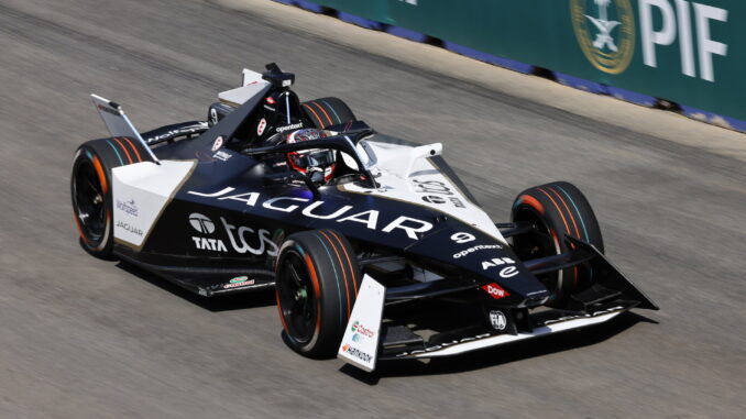 Evans durante el ePrix de Sao Paulo 2024 | Fuente: Jaguar Racing