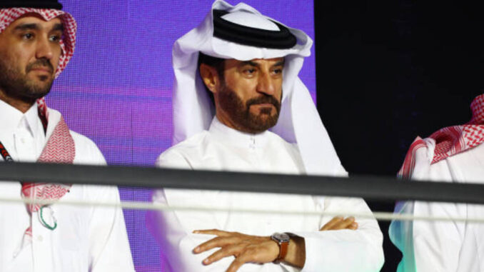 Ben Sulayem durante el Gran Premio de Arabia Saudí 2024 | Fuente: Getty Images