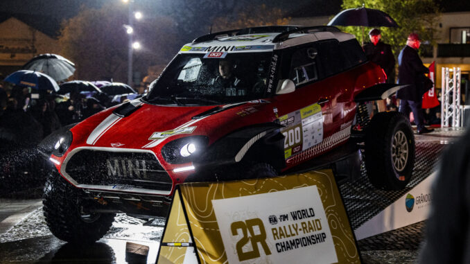 El MINI de Sainz y Haro en el Rally de Portugal | Fuente: ASO