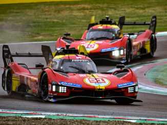 Los dos 499P de Ferrari en las 6 Horas de Imola | Fuente: Ferrari.com