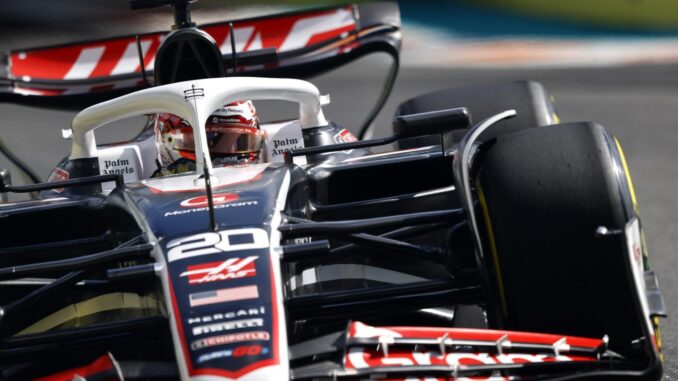 Kevin Magnussen en el VF-24 | Fuente: Haas F1