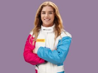 Courtney Crone con los colores de la F1 Academy