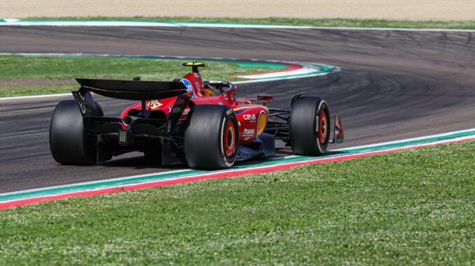 Carlos Sainz durante el Gran Premio de Emilia Romagna | Fuente: Scuderia Ferrari