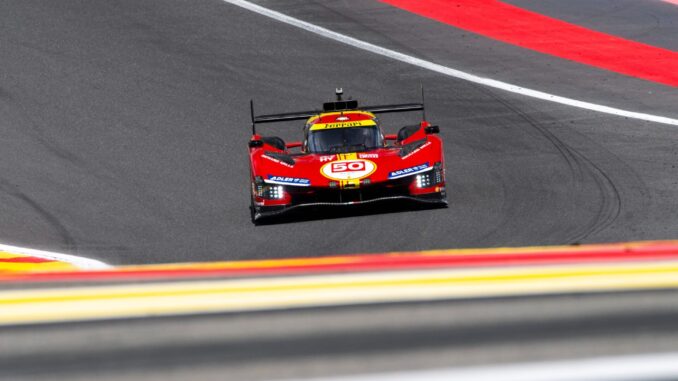El #50 de Ferrari consigue la Pole en Spa-Francorchamps | Fuente: Ferrari Hypercar