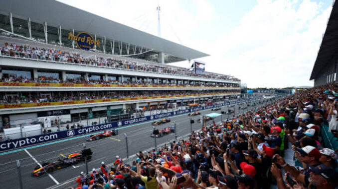 Parrilla del salida del Gran Premio de Miami 2024 | Fuente: Getty Images